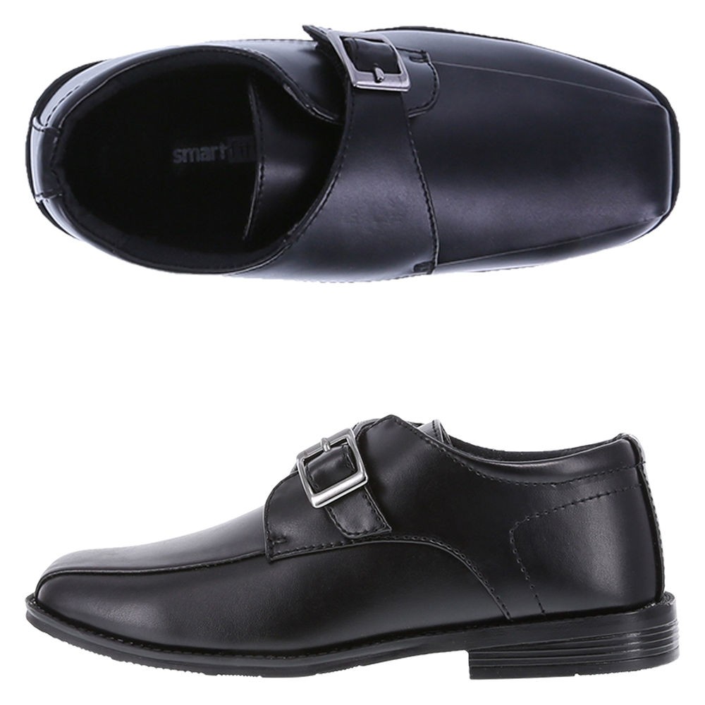 SmartFit Boys Leather Monk Strap Casual